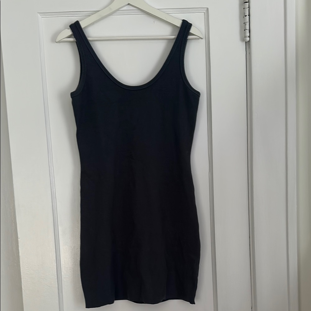 Perfectwhitetee Charcoal Ribbed Tee
